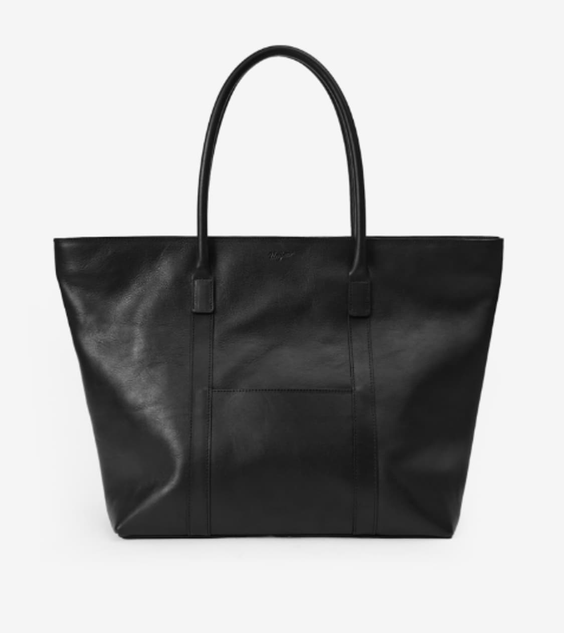 [구매]유니페어 에센셜 레더 토트백 블랙 구매합니다 상품이미지1