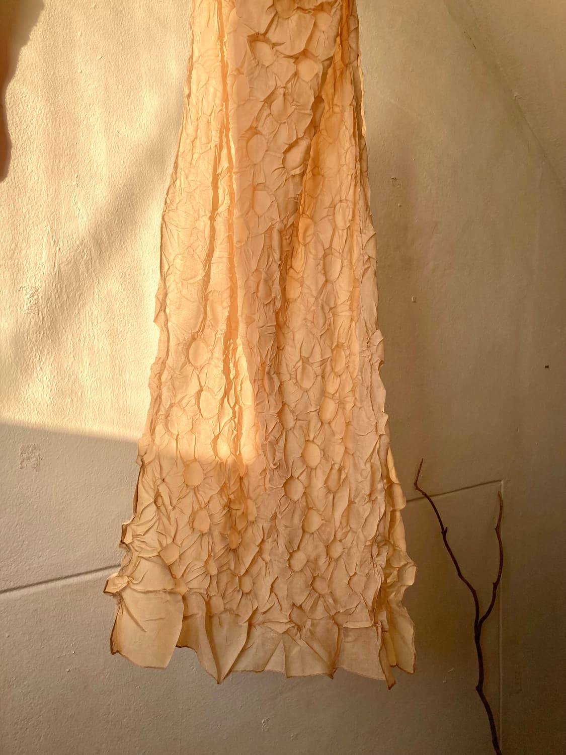 아이보리 에스닉 도트 머플러 상품이미지3