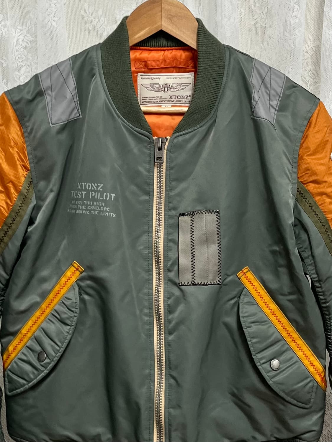 M) 엑스톤즈 MA-1 항공점퍼 카키 상품이미지3