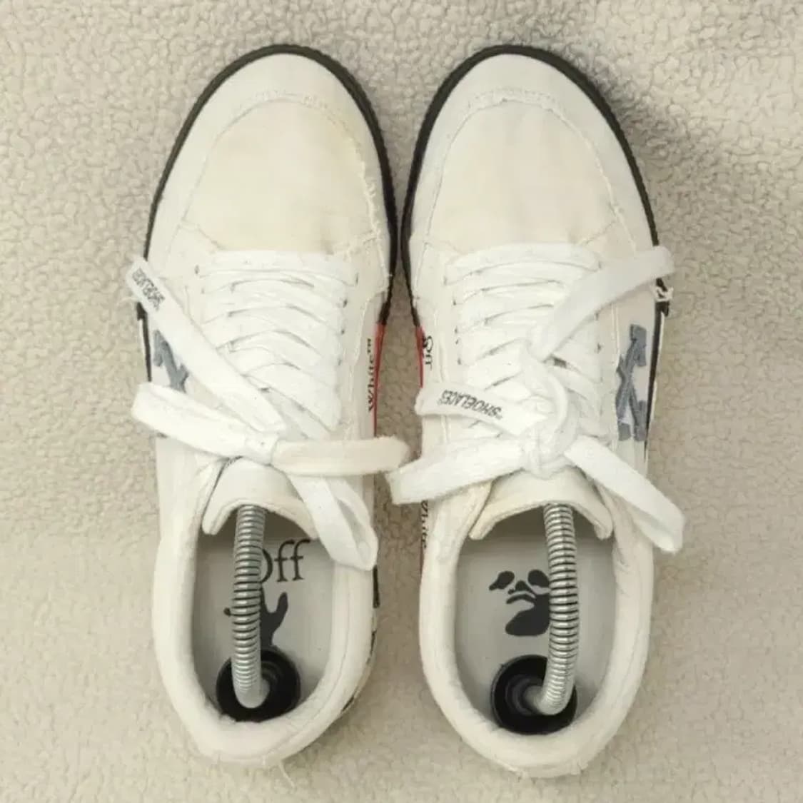 [정품] 오프화이트 로우 벌커나이즈드 화이트 캔버스 (42사이즈/270) 상품이미지5