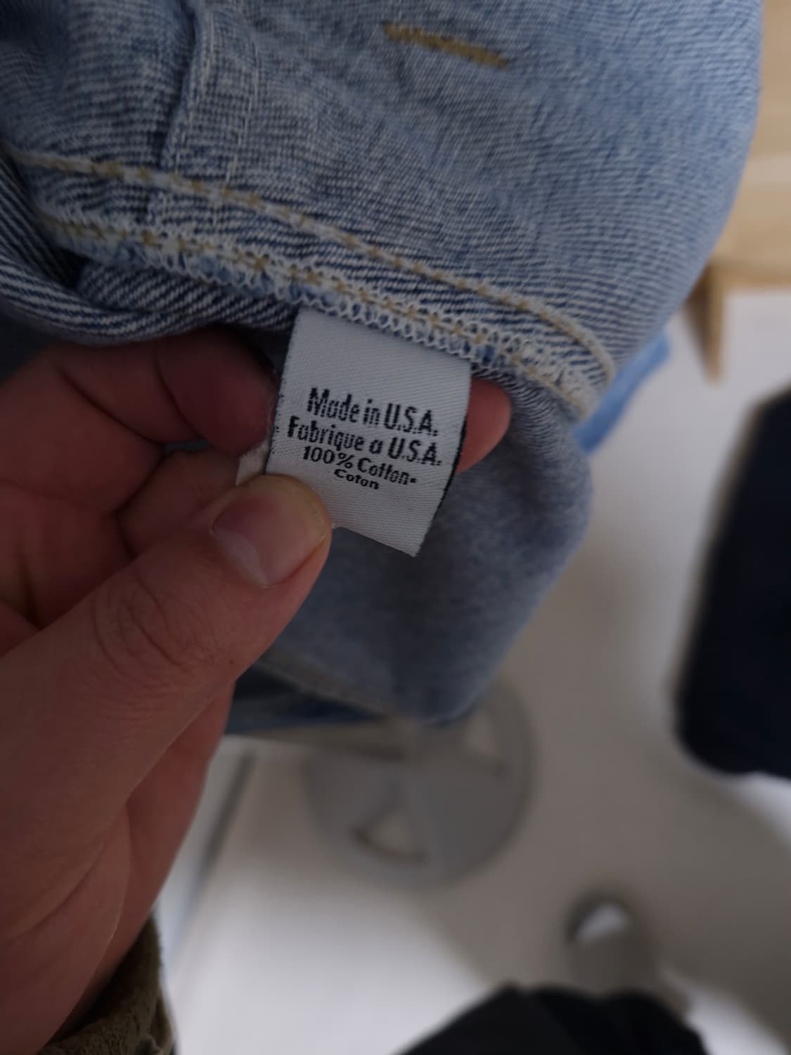 90년대 빈티지 CK 청자켓 105-110 상품이미지5