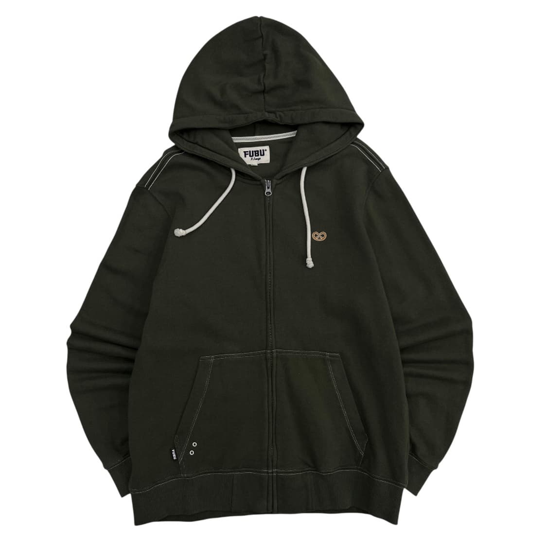 푸부 프레첼 카키 후드집업 105 상품이미지3