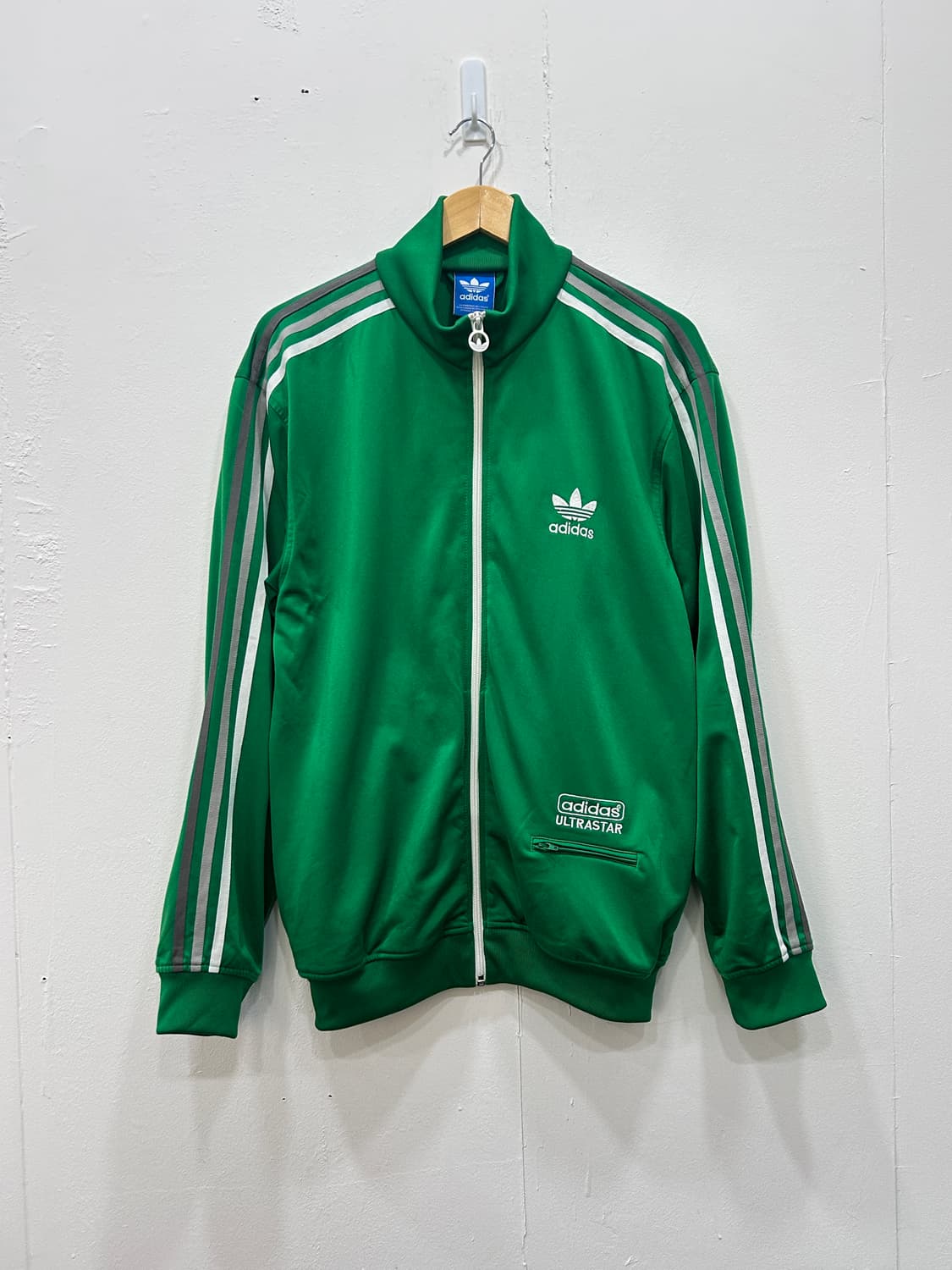 아디다스 울트라스타 그린 져지 트랙탑 L 상품이미지2