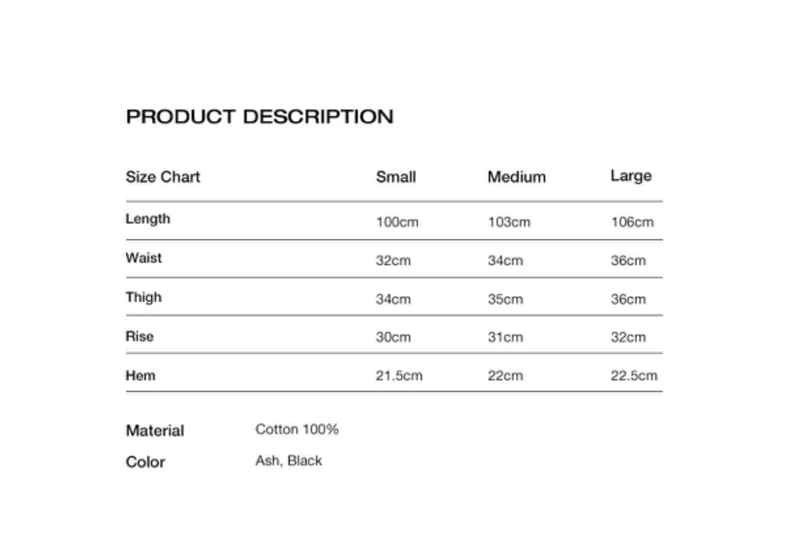 카비시 픽토리얼 스웻팬츠 S 상품이미지3