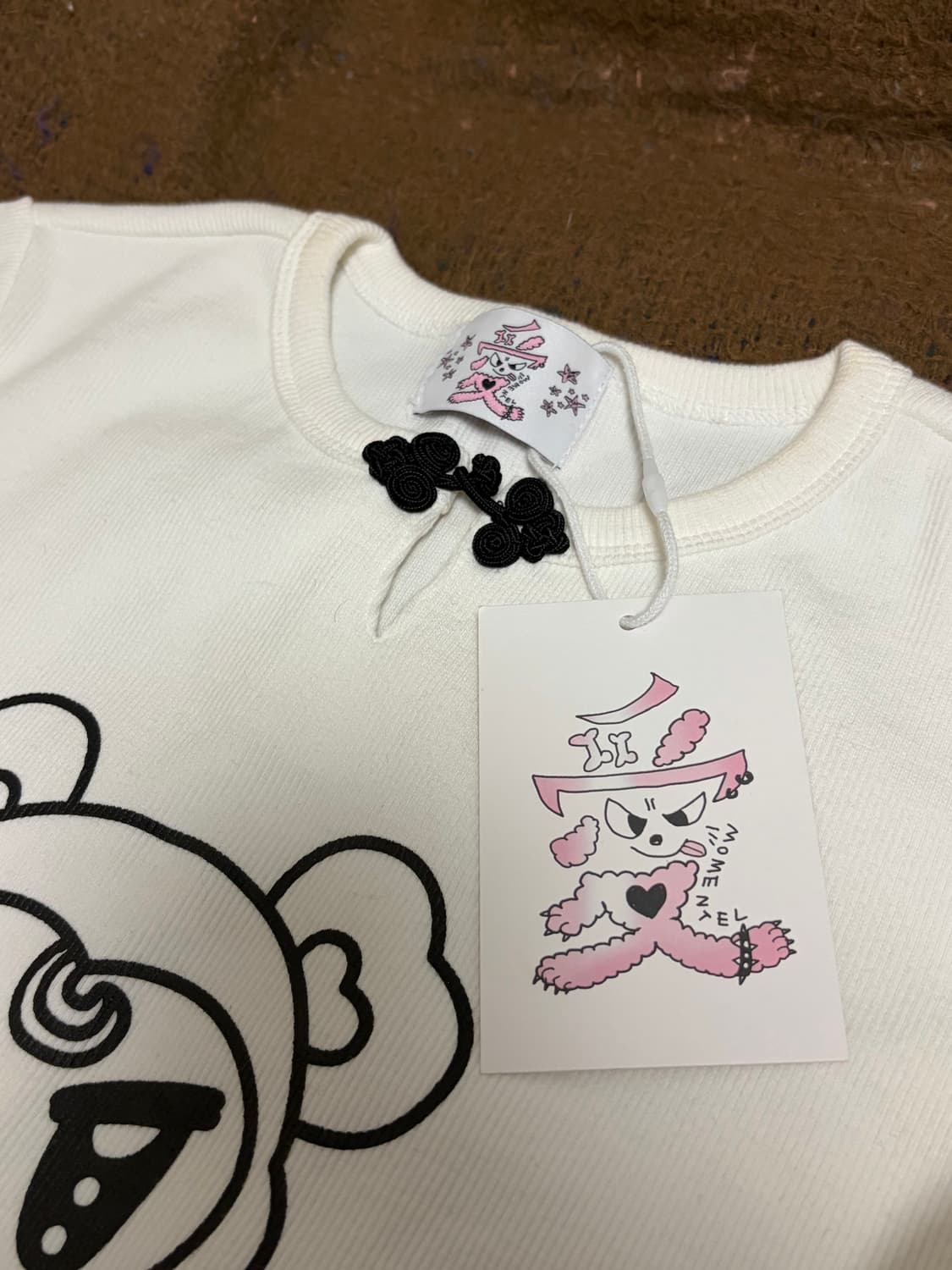 모멘텔momentel baby t-shirt White 상품이미지2