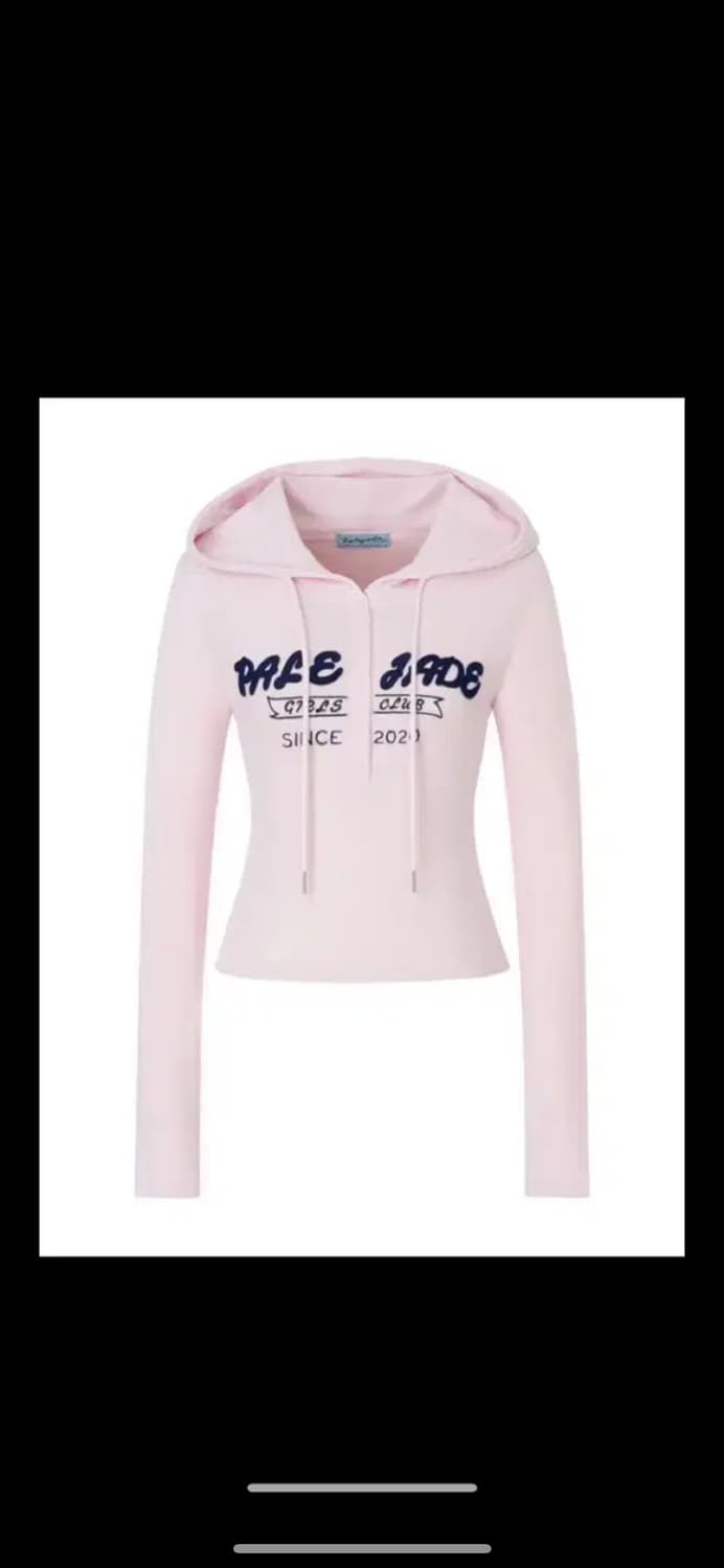 페일제이드 레트로 패치 후드티 핑크 1사이즈 상품이미지1