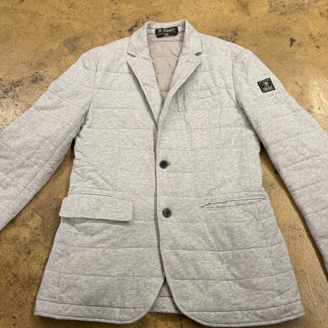 [정품] 폴로 랄프로렌  퀼팅 블레이저 자켓 회색 b14 상품이미지3