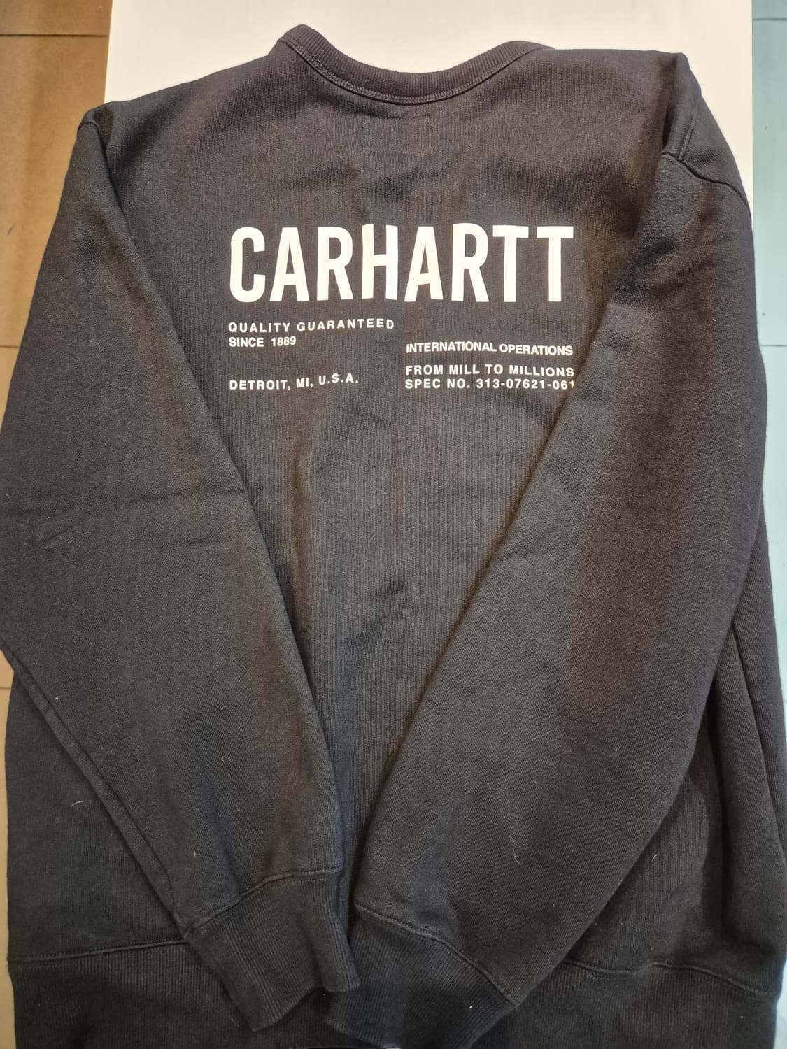 칼하트 CARHARTT WIP 맨투맨 m 95~100 판매합니다 상품이미지3