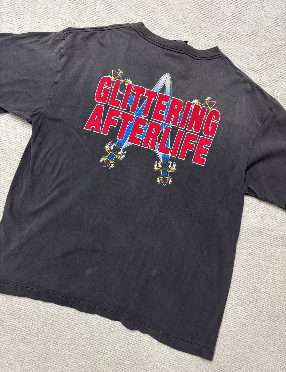 세인트 미카엘 애프터 라이프 티셔츠 블랙 - 23SS 상품이미지6