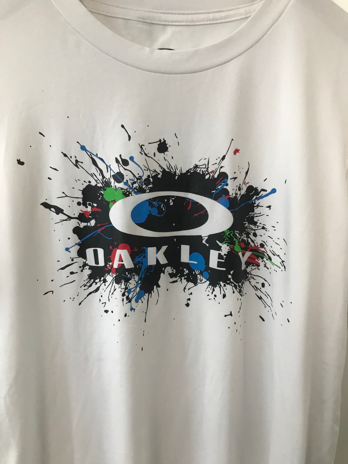 오클리 빅로고 화이트 반팔 티셔츠 상품이미지3