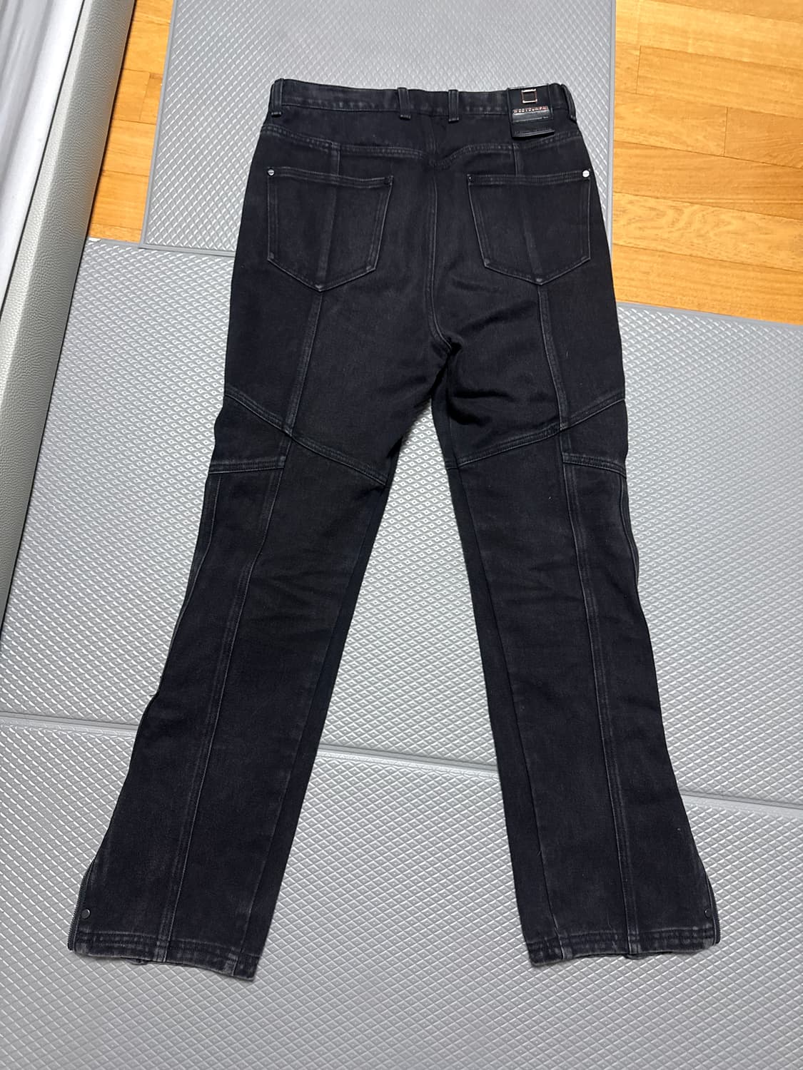 46size 우영미 블랙 바이커진 상품이미지2