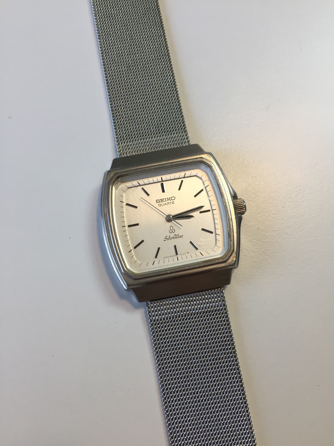 80s seiko silver wave square ver.2 상품이미지8