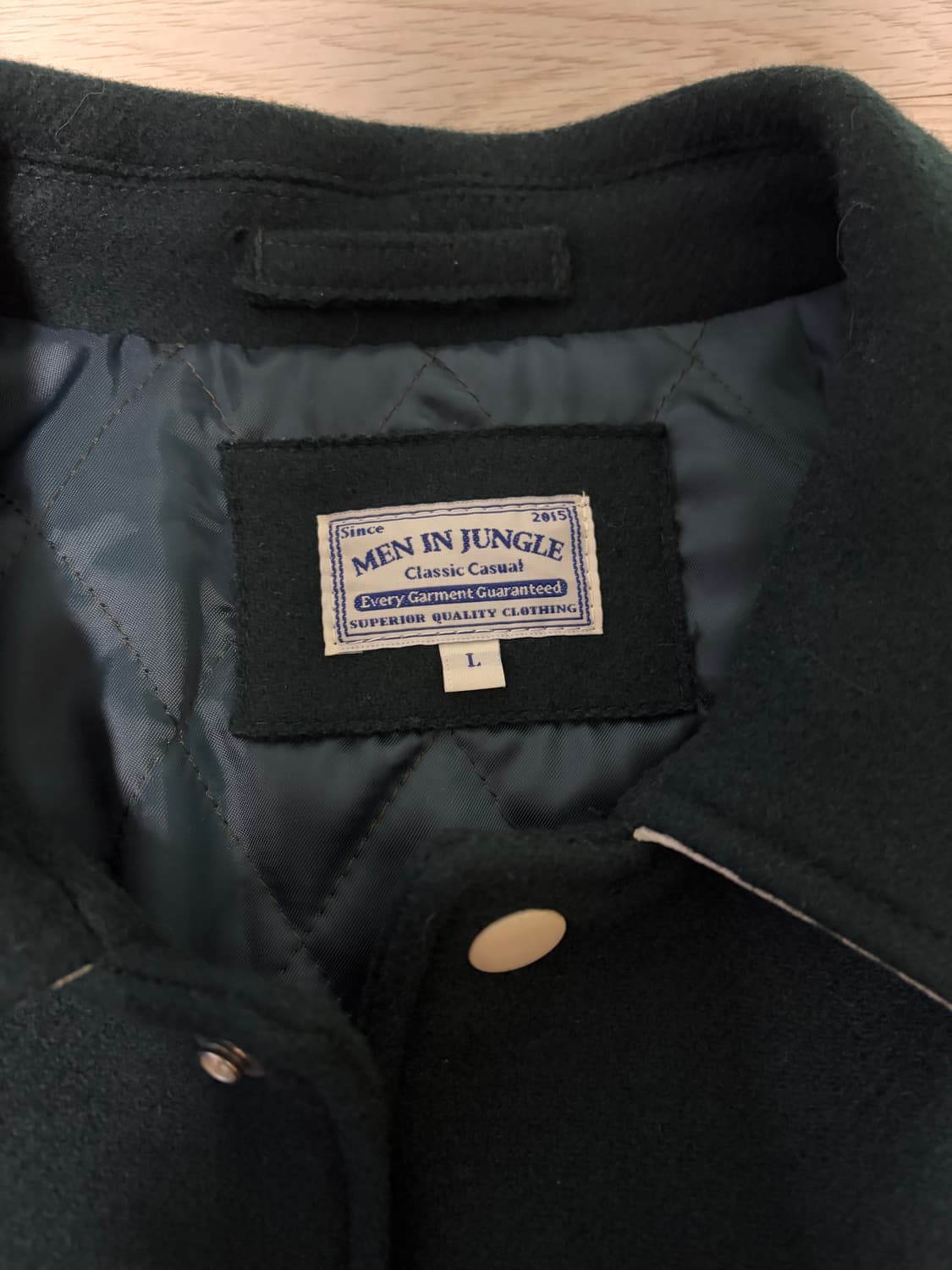 맨인정글 울 바시티(새상품) 상품이미지2