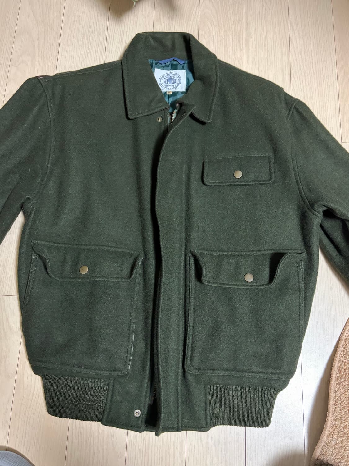 빈티지) Jpress 울 블루종 자켓 상품이미지1