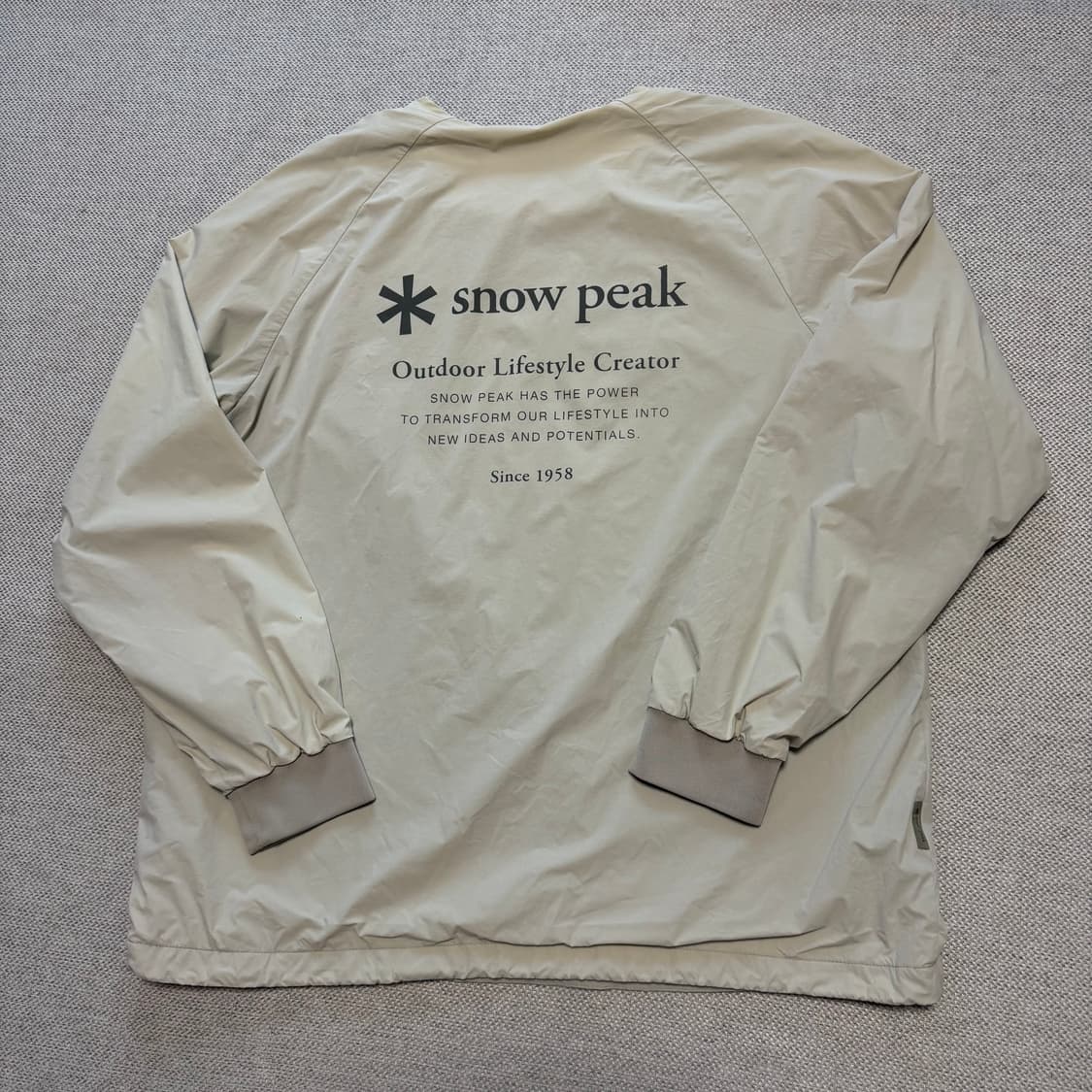 스노우피크 풀오버 윈드쉘 상품이미지6