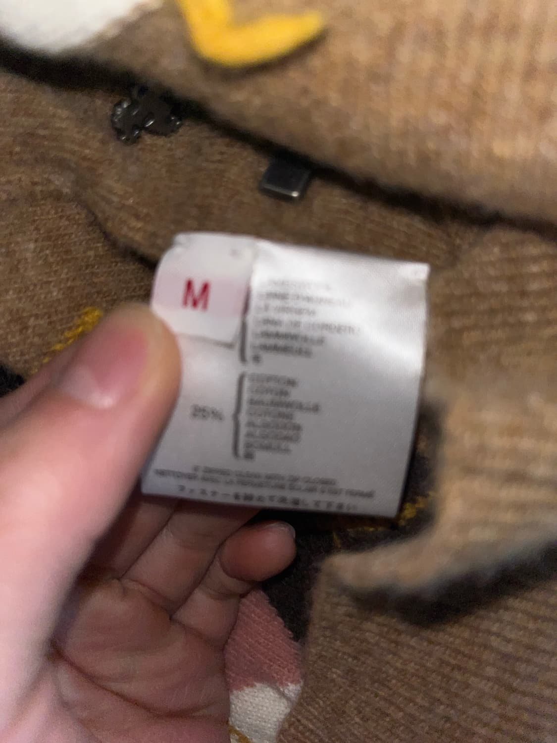 Pringle of scotland 아가일 니트 집업 m 상품이미지3