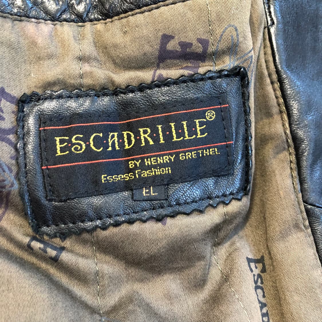 Escadrille 레더 봄버자켓  상품이미지7