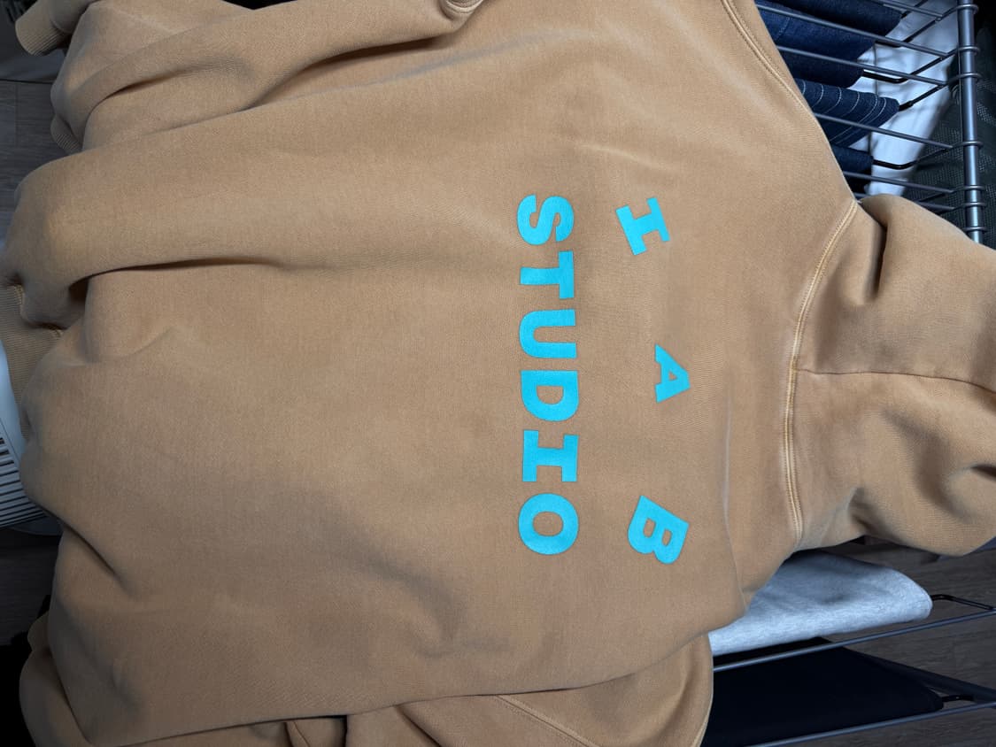 아이앱스튜디오 카멜 옐로우 후드티 XL 상품이미지1