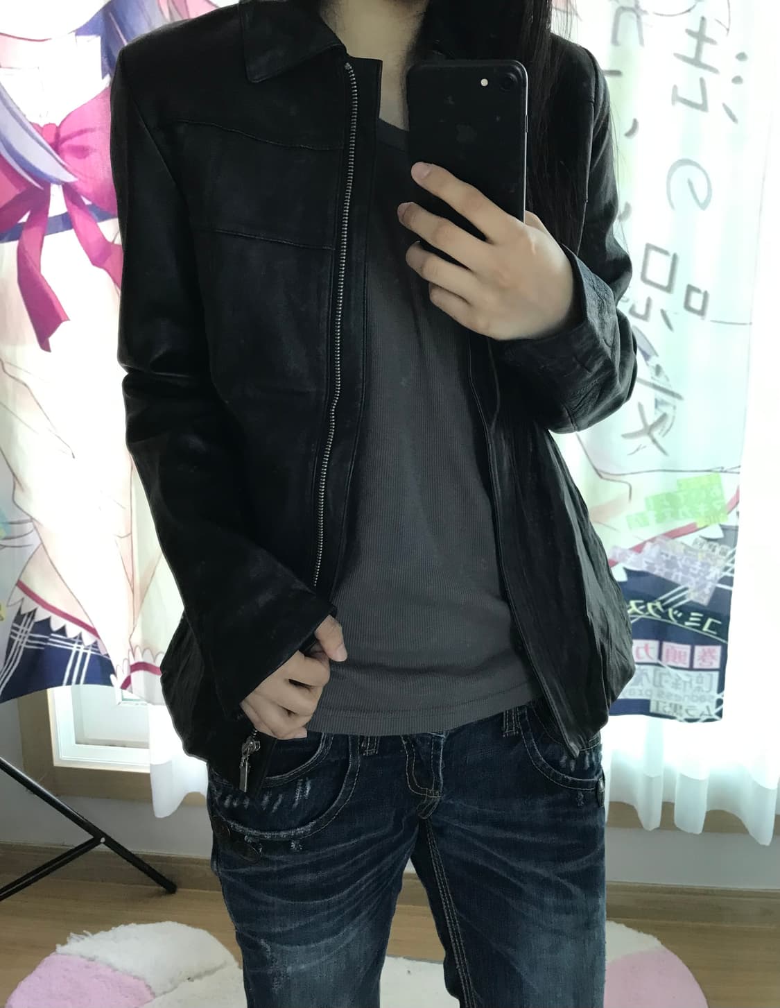 램스킨 레더자켓 상품이미지3