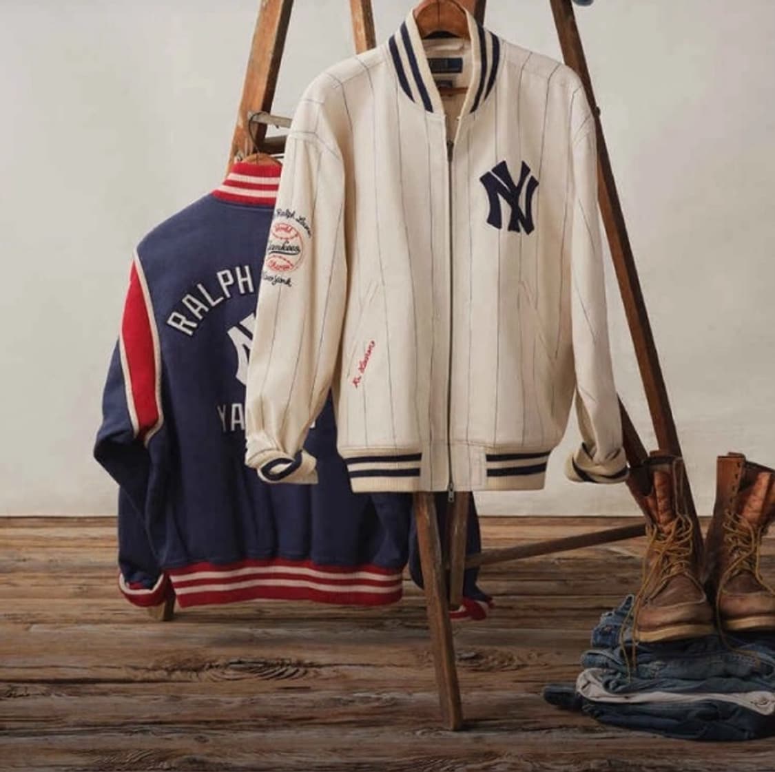 폴로 랄프로렌 양키즈 콜라보이 청자켓 상품이미지1