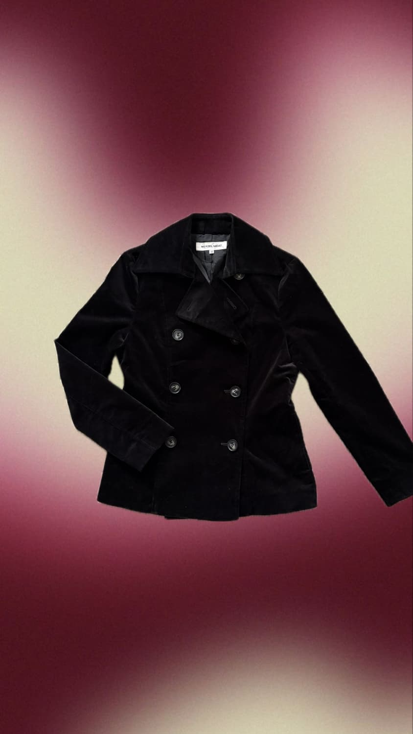 Black velvet jacket 상품이미지1