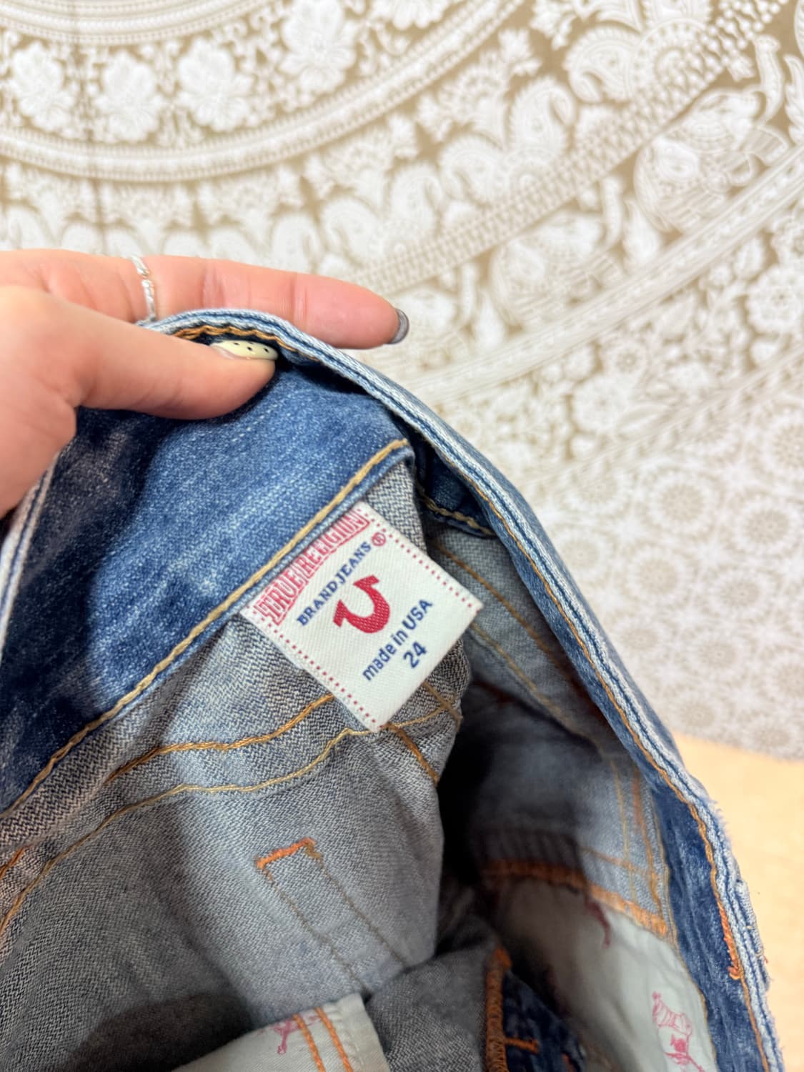 트루릴리젼 sammy 로우라이즈 부츠컷 데님팬츠  상품이미지6