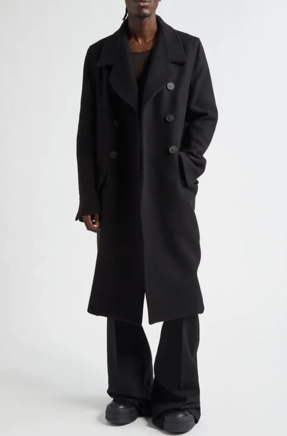 릭오웬스 Rick Owens 오피서 officer 롱 코트 L (50) 상품이미지1