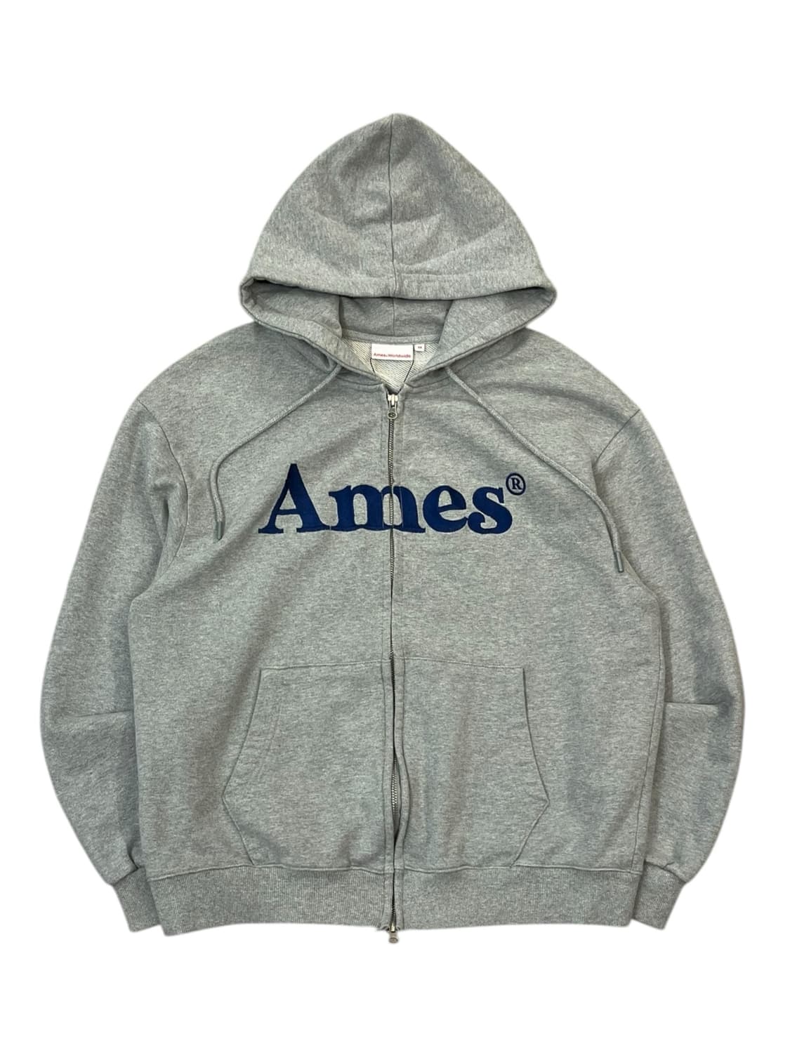 아메스 월드와이드 투웨이 후드집업 그레이 M #csz1877 상품이미지3