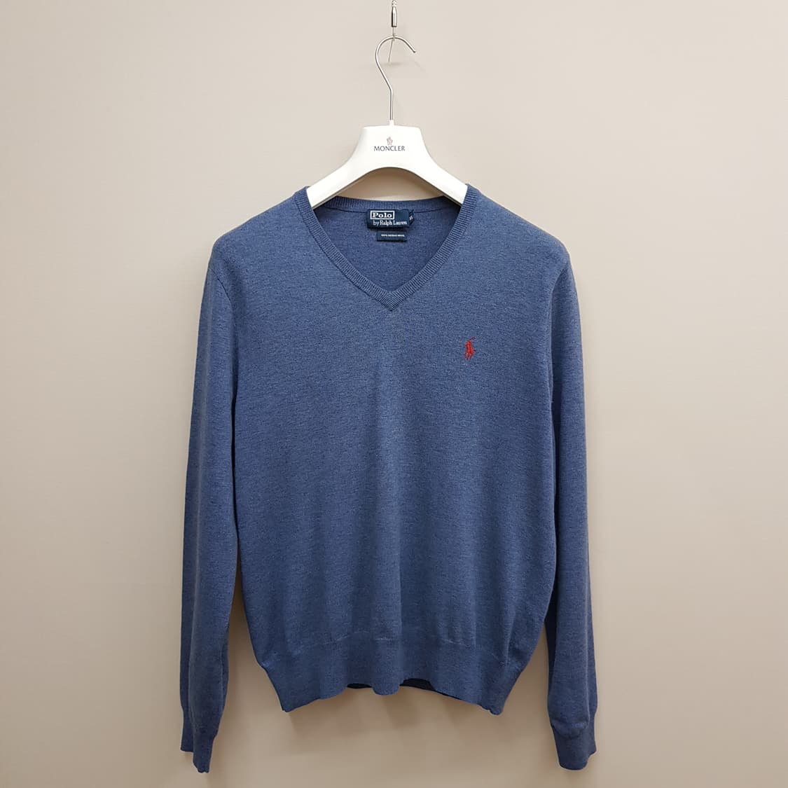 폴로 랄프로렌 메리노울 브이넥 니트 XL사이즈 상품이미지1