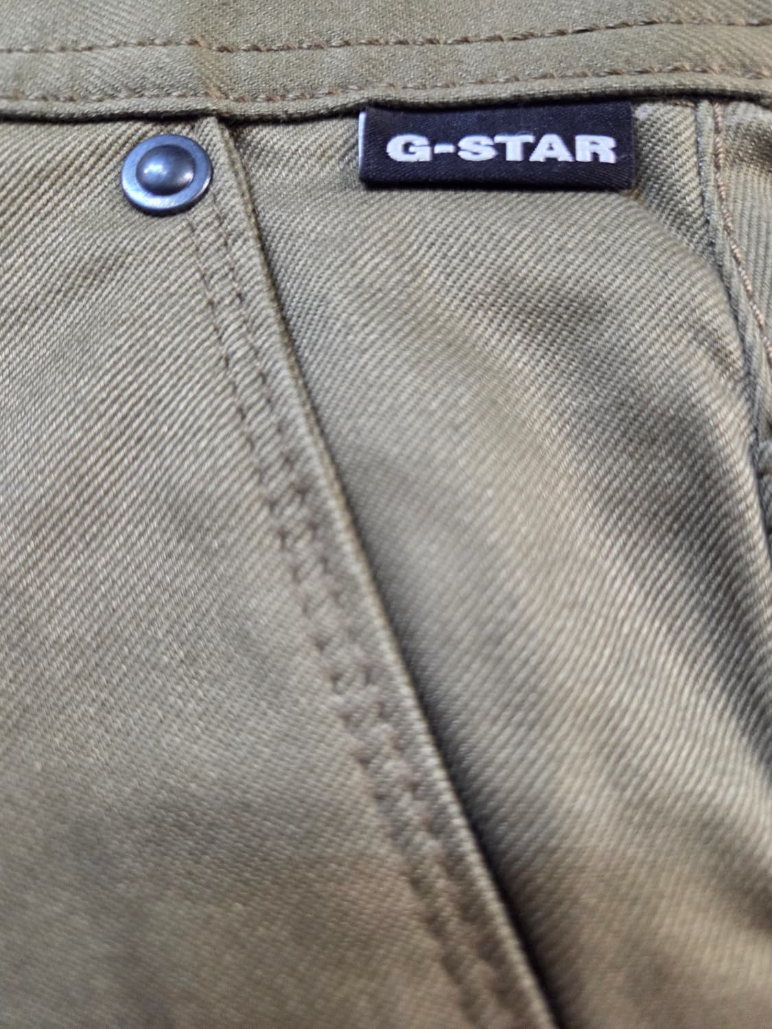 G-Star Raw 카키색 면바지(W29/L30) 상품이미지4
