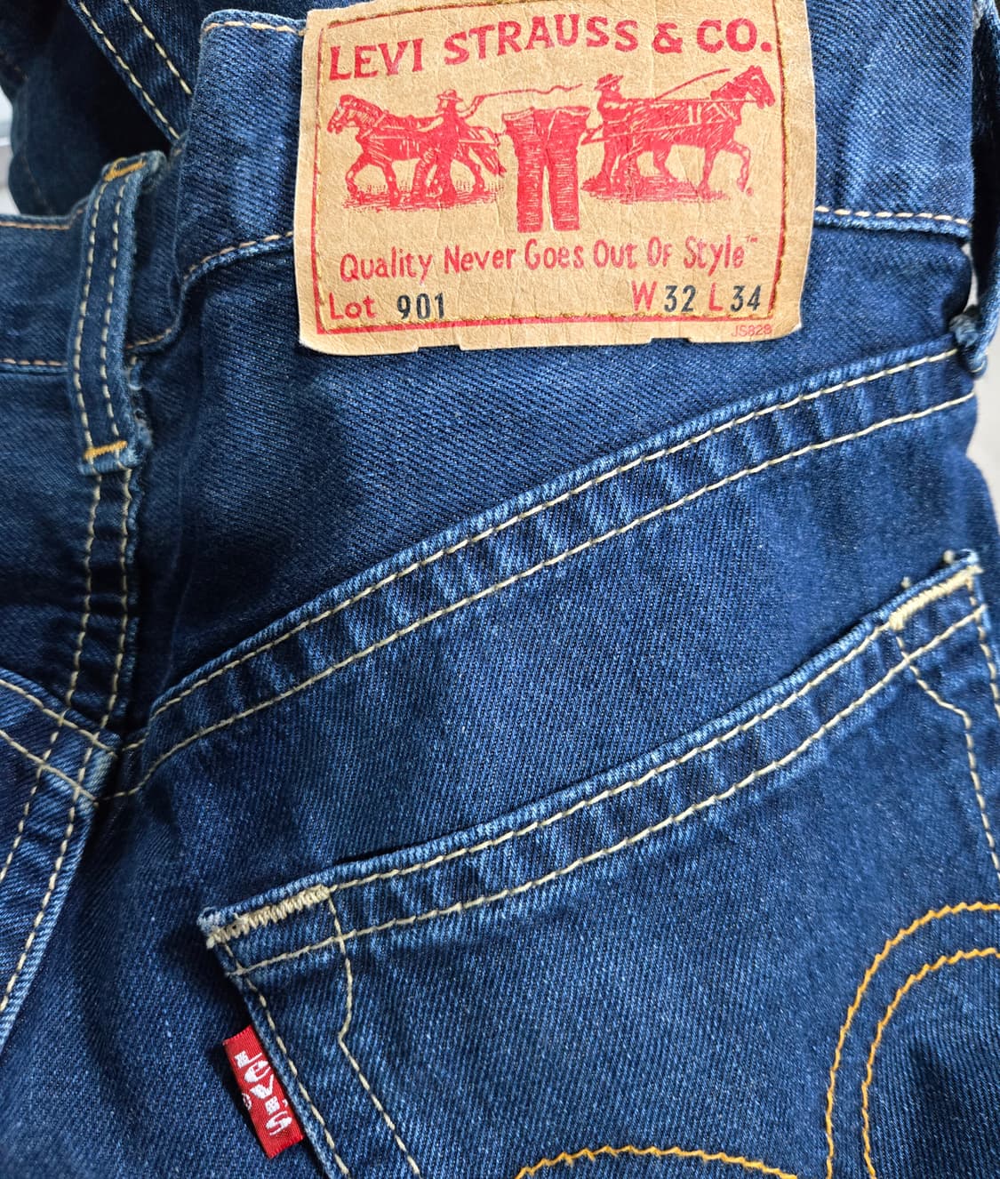리바이스 901 데님팬츠 청바지 W32 L34  상품이미지7