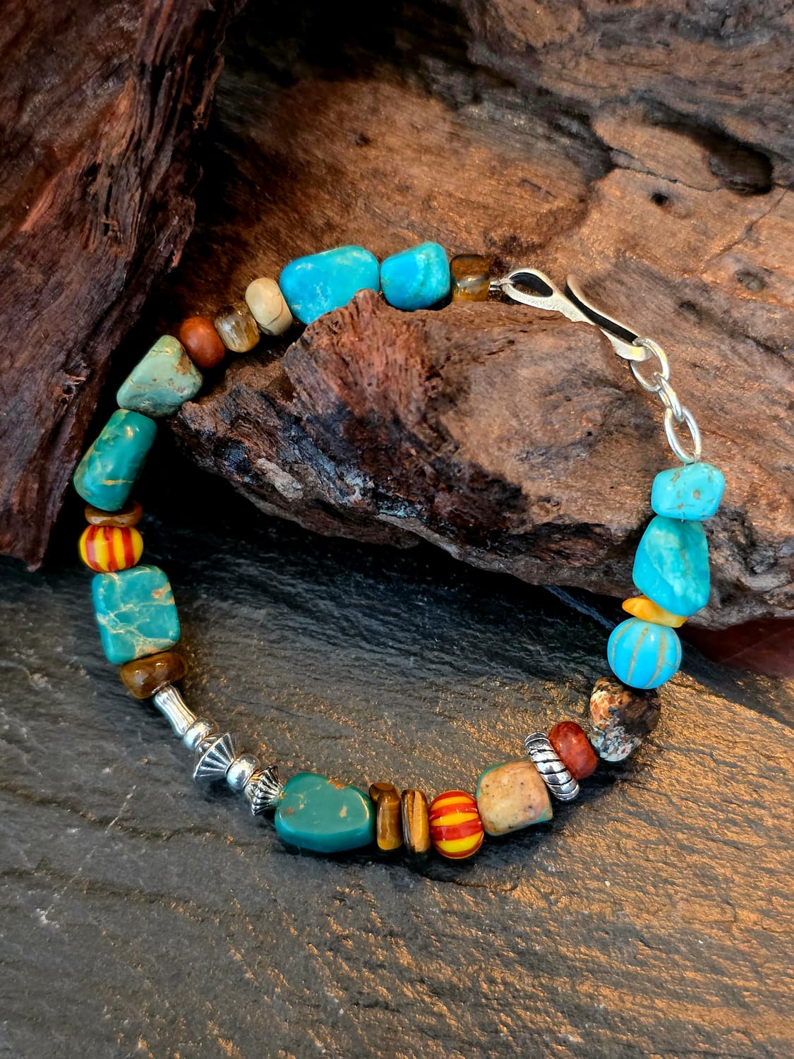 3 cross Blue Earthline bracelet 상품이미지6