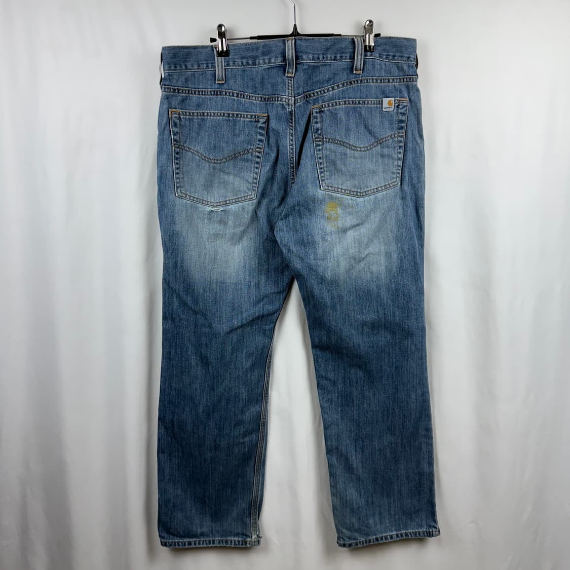 (36) 칼하트 00s 릴렉스 핏 연청 데님 팬츠 상품이미지4
