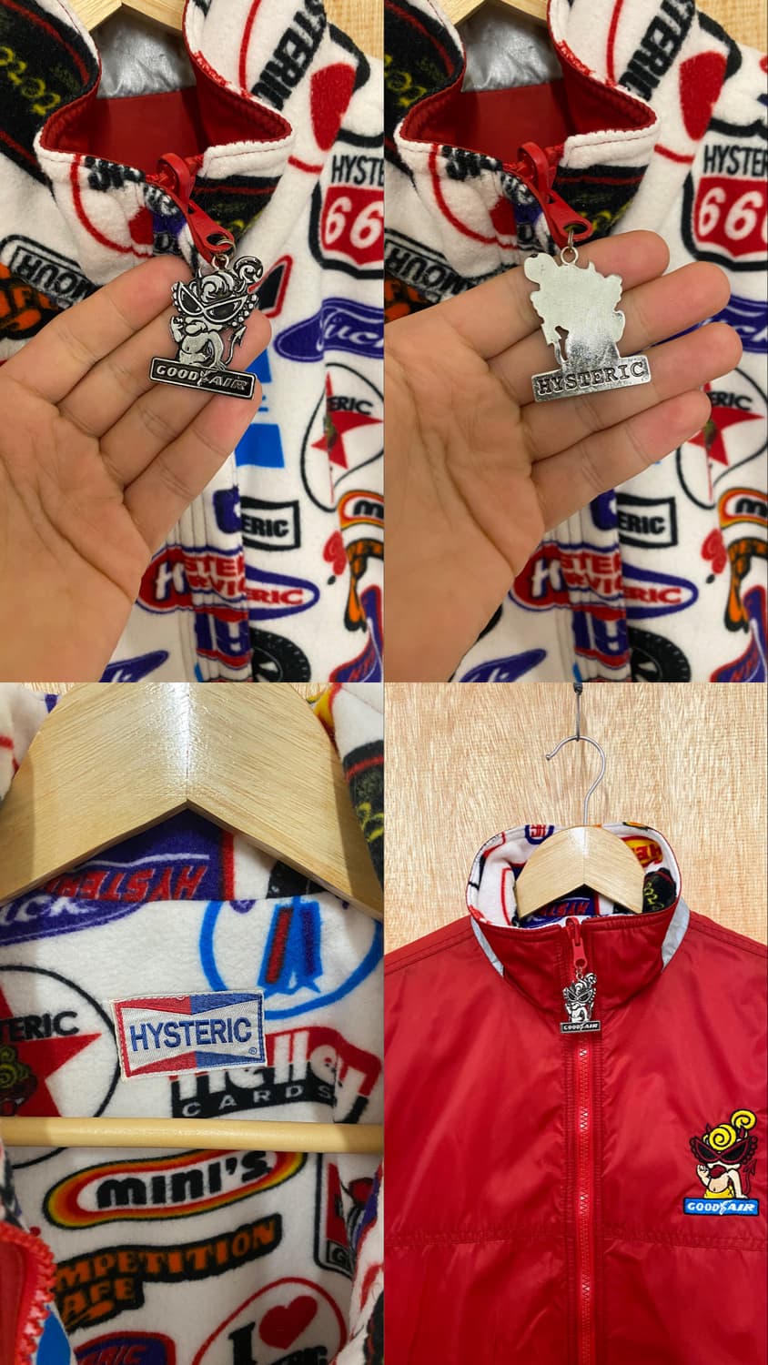 HYSTERIC GLAMOUR racing fleece jacket 상품이미지9