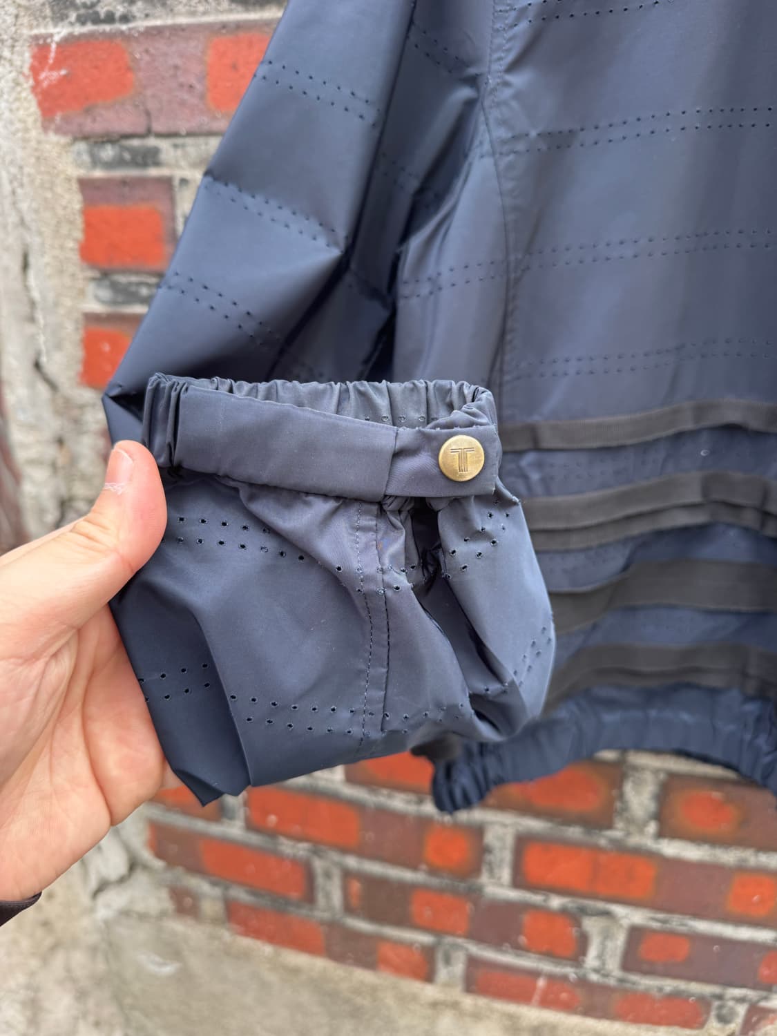 랑방 크롭 나일론 투웨이 후드자켓 상품이미지7