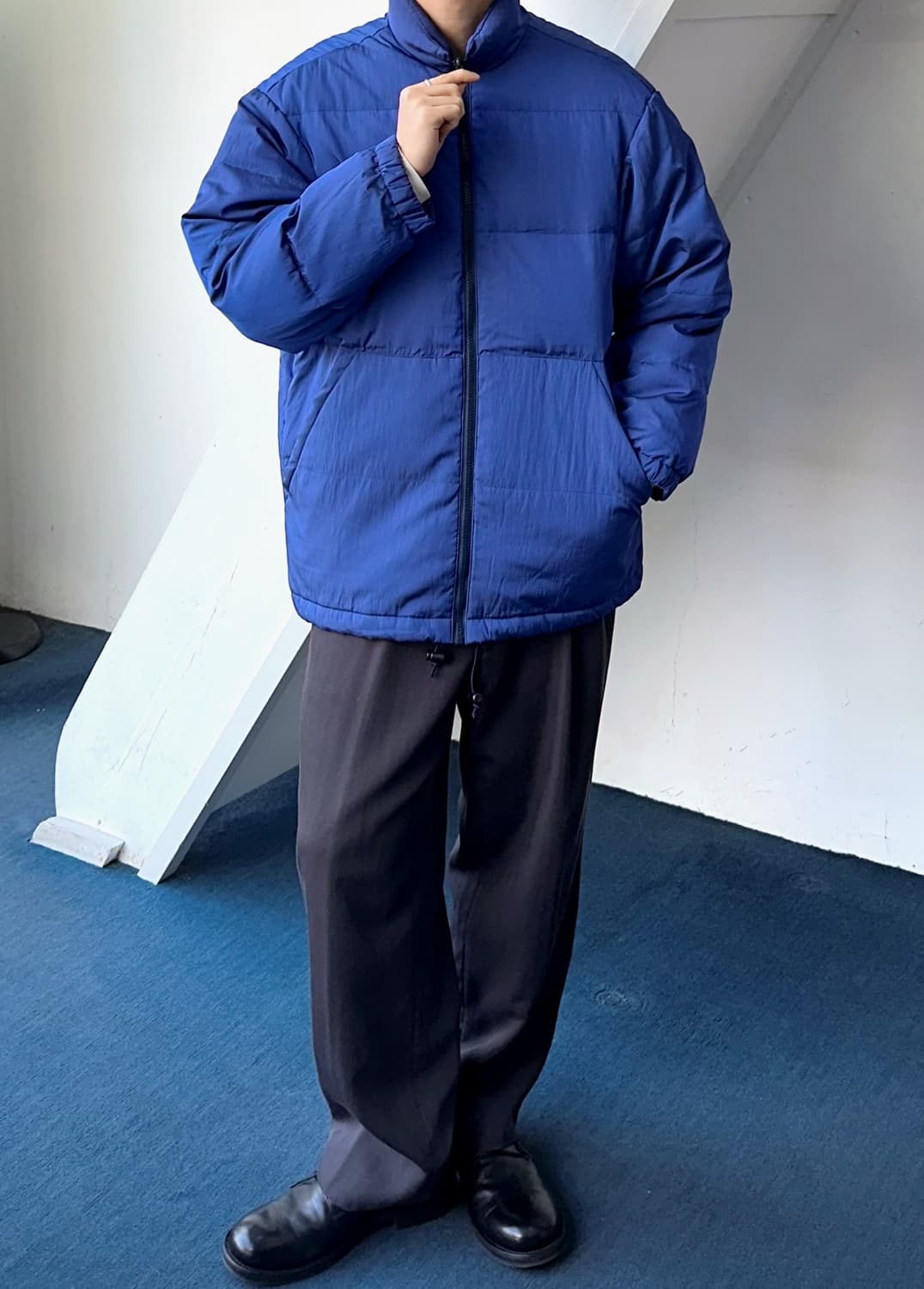 High gauge poly nylon string down parka 상품이미지7