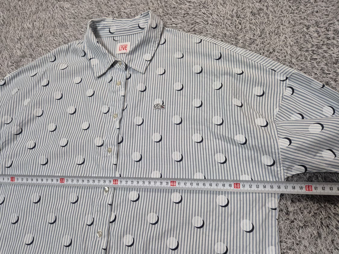 라코스테 여성 스트라이프 셔츠 M(95) 상품이미지10