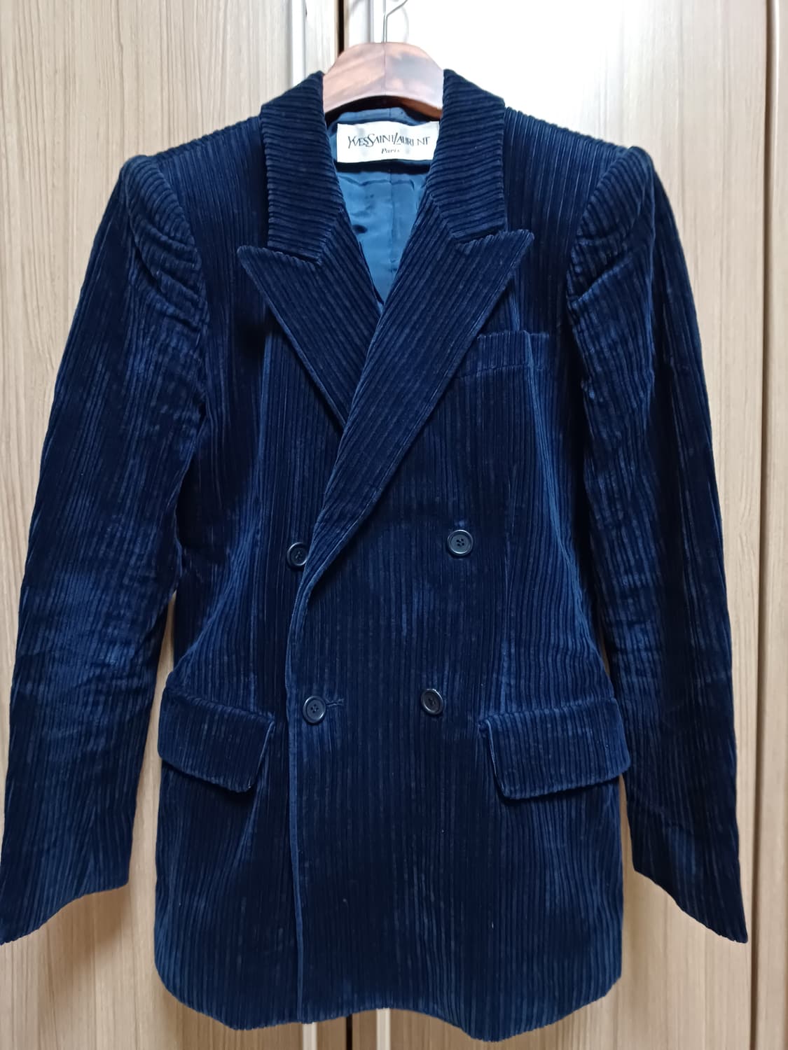 이브생로랑 여성 코듀로이 벨벳 마이 자켓 블레이져 ysl 입생로랑 상품이미지3