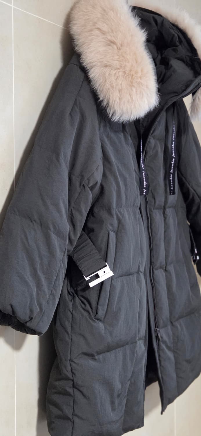 (새제품)비지트인뉴욕 폭스 퍼 덕 다운 점퍼 프리사이즈 상품이미지5