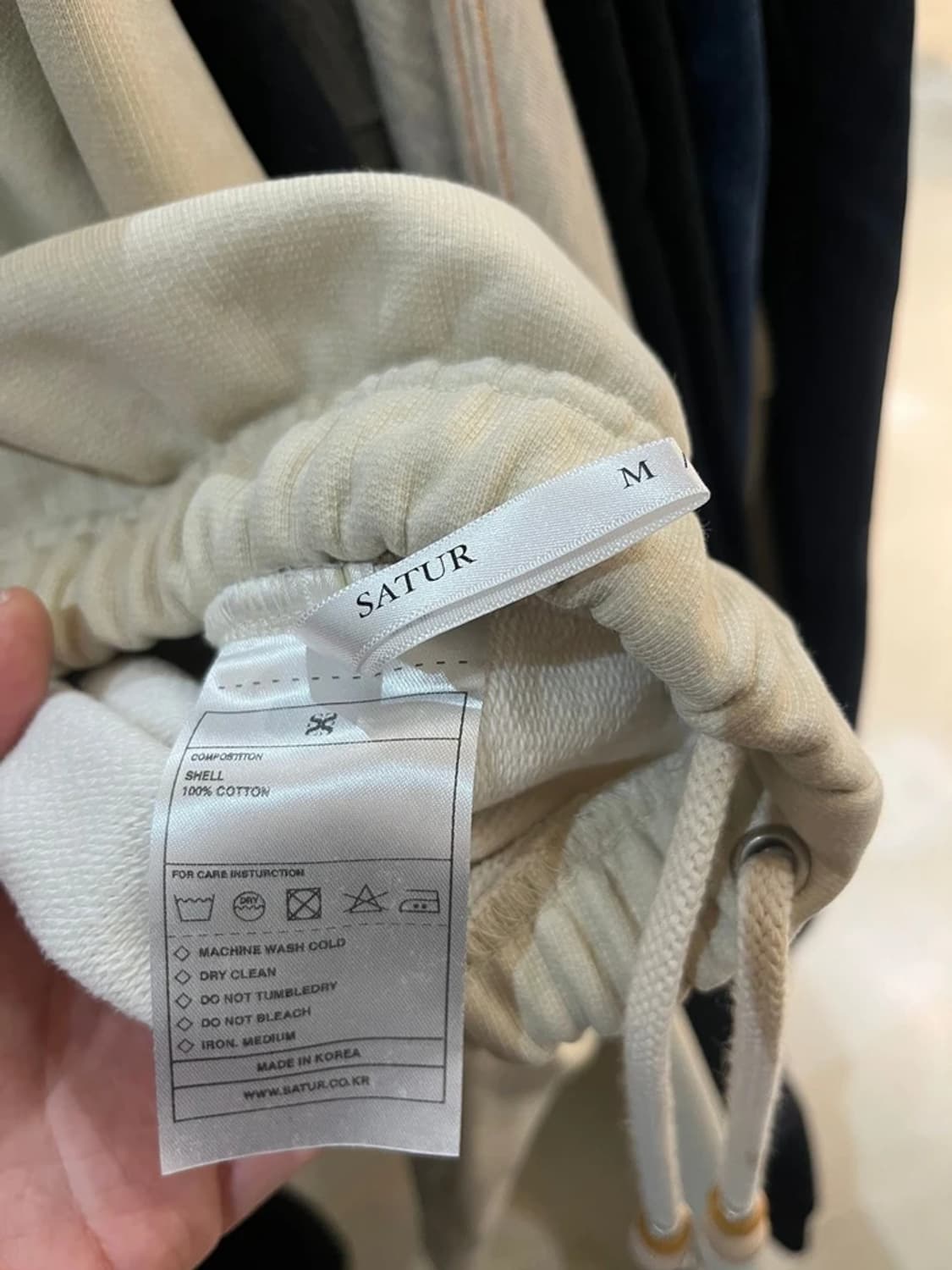 세터 SATUR 아를 풀오버 하프 맨투맨 PN7399 상품이미지8