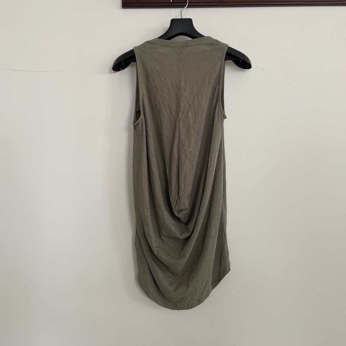 릭맛 띠어리 P,44-55 드레이프 디테일 롱 슬리브리스 y2k 나시 상품이미지4