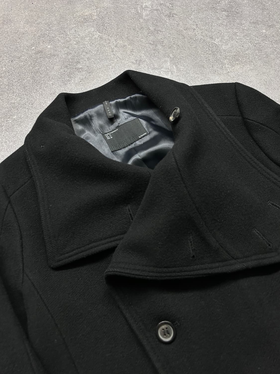 Zara Black-Tag 사선 하이넥 코트 상품이미지7