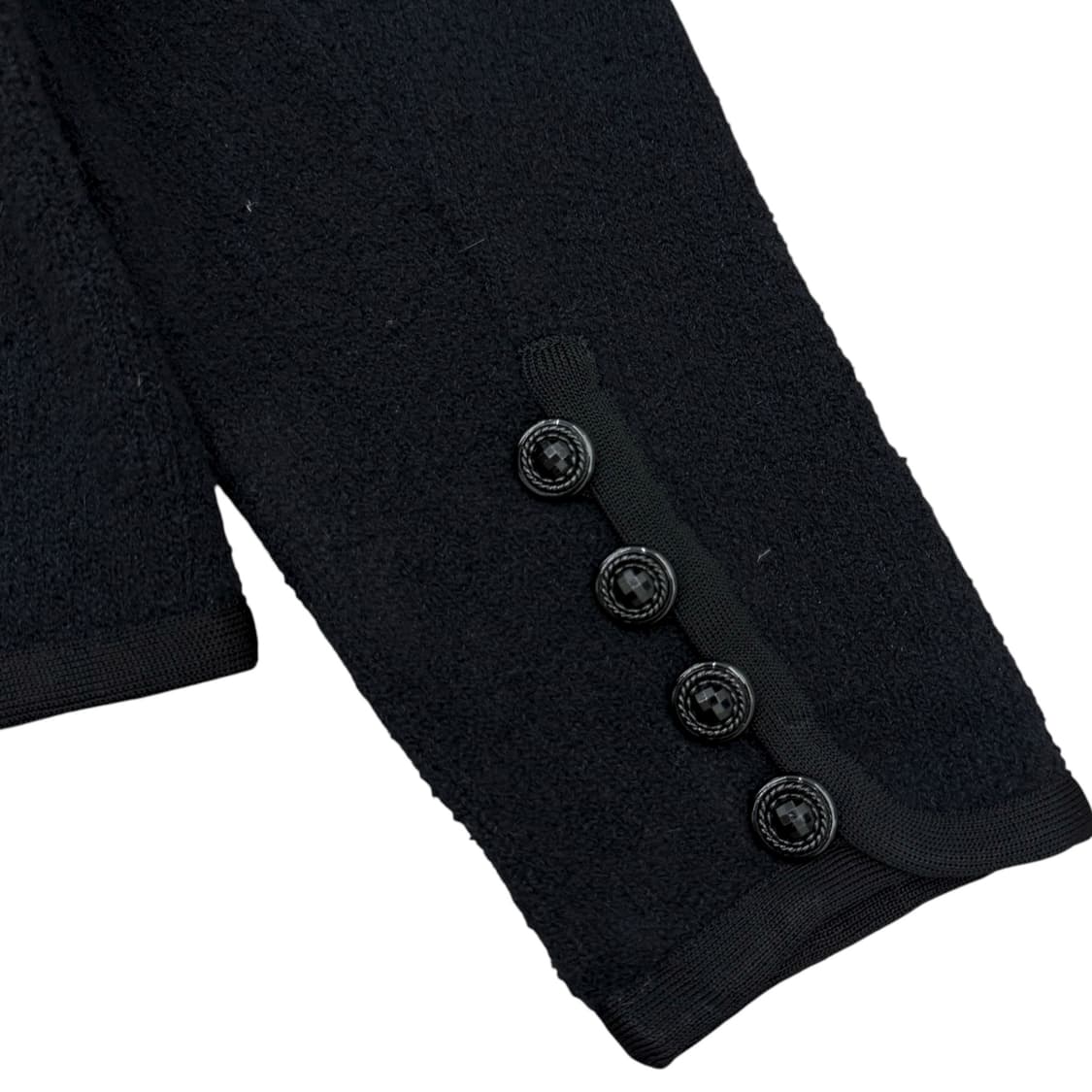 입생로랑 블랙 포인트 버튼 울 가디건 자켓 상품이미지7