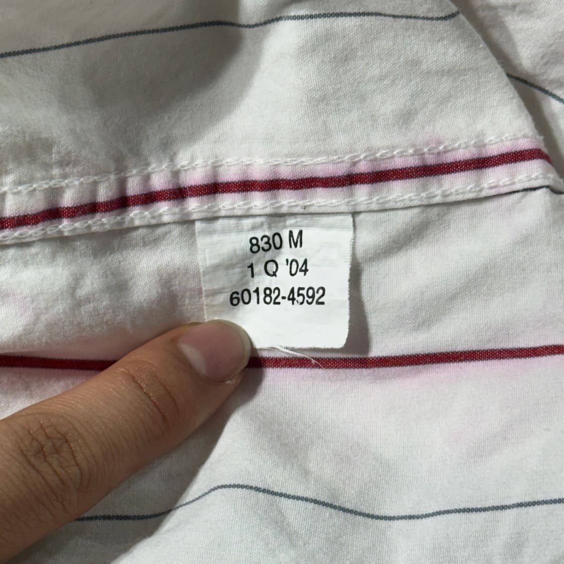 LEVIS 리바이스 스트라이프 하프셔츠(xL/old-7585) 상품이미지10