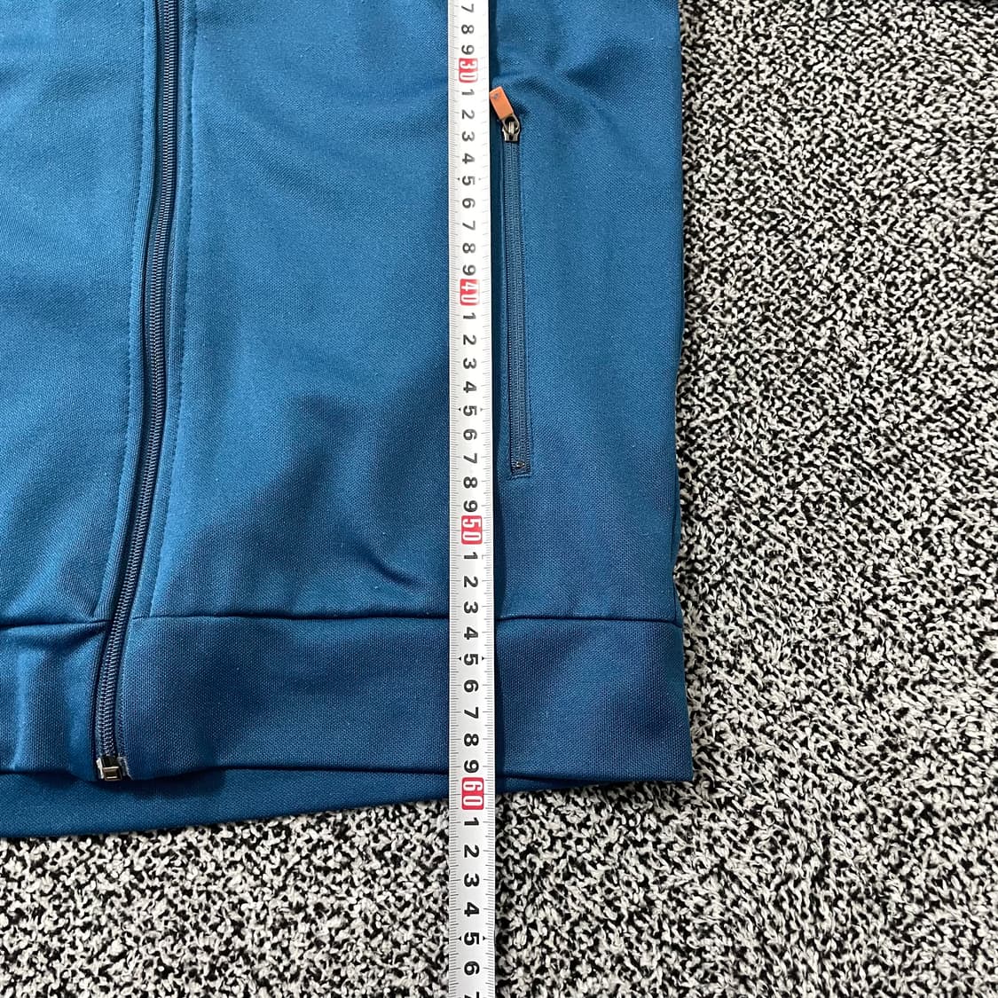 빈티지9. 아디다스 트랙탑 블루 네온 오렌지 져지 상품이미지7