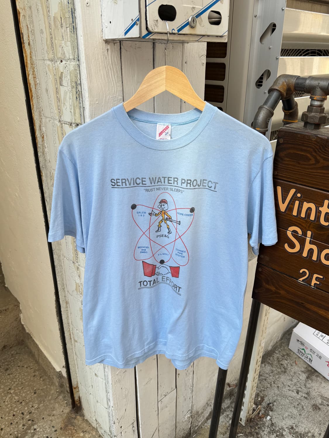 80s USA Made Jerzees 티셔츠(HT82) 상품이미지1