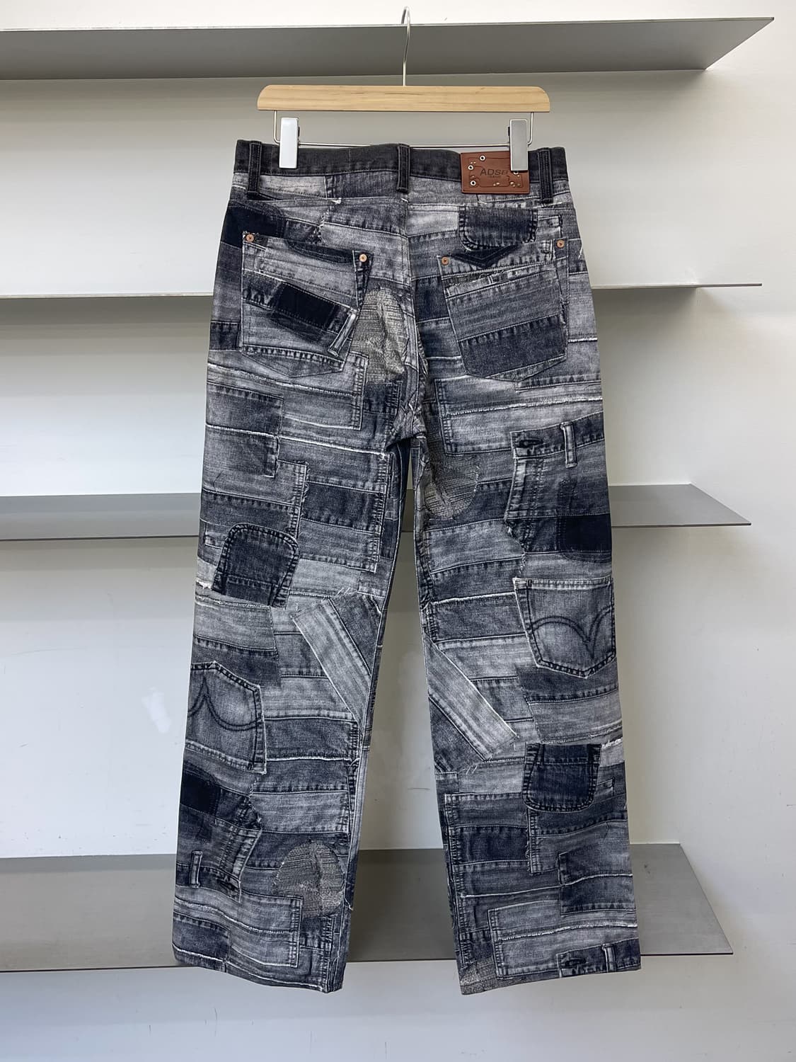 앤더슨벨 BRNO 패치워크 프린티드 와이드 진스 상품이미지5