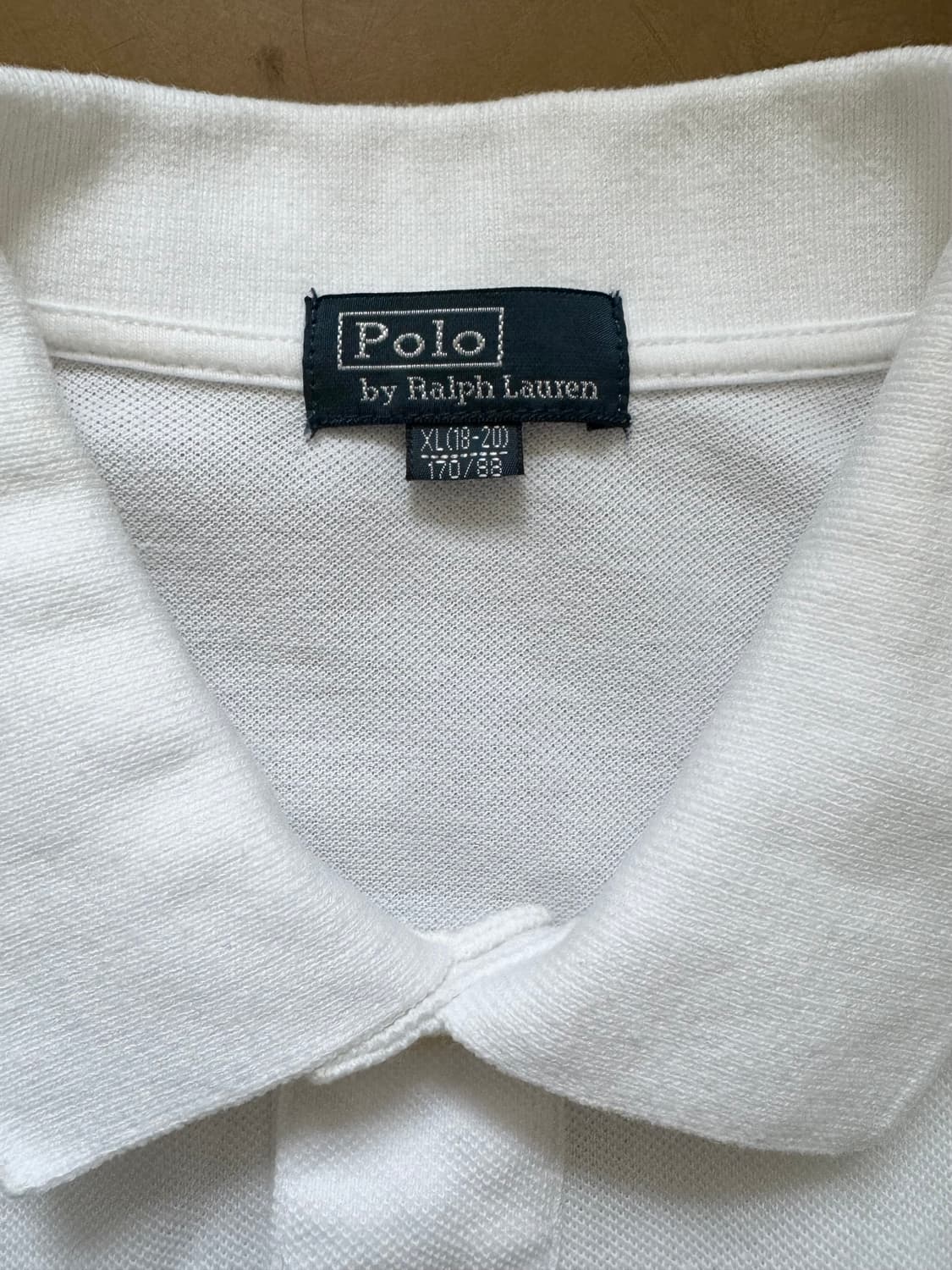 폴로 랄프로렌 빅포니 화이트 카라 반팔티 상품이미지4