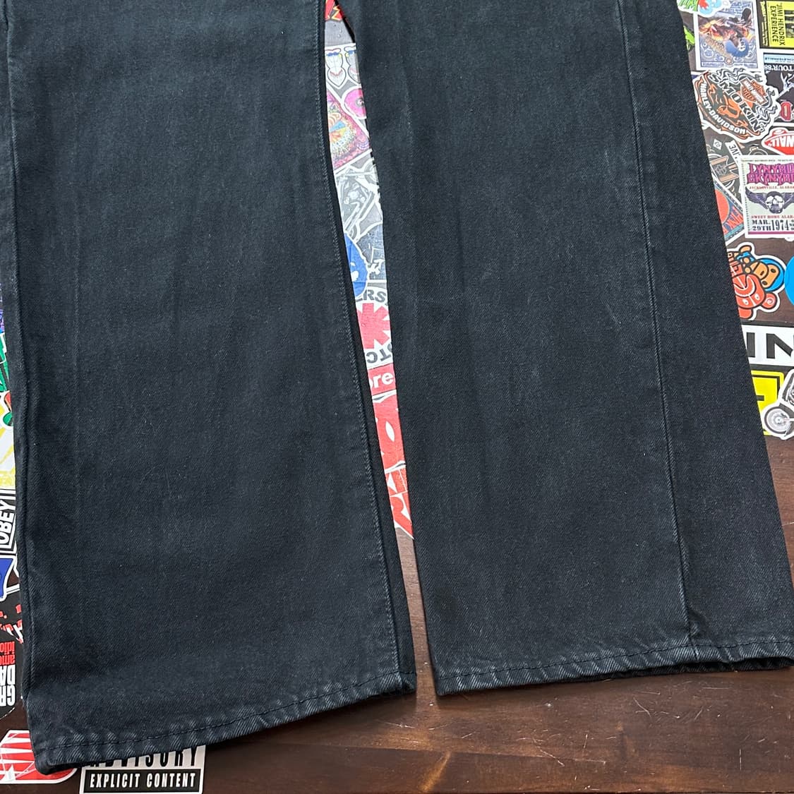 리바이스 501 블랙 진 데님 팬츠 36 상품이미지5