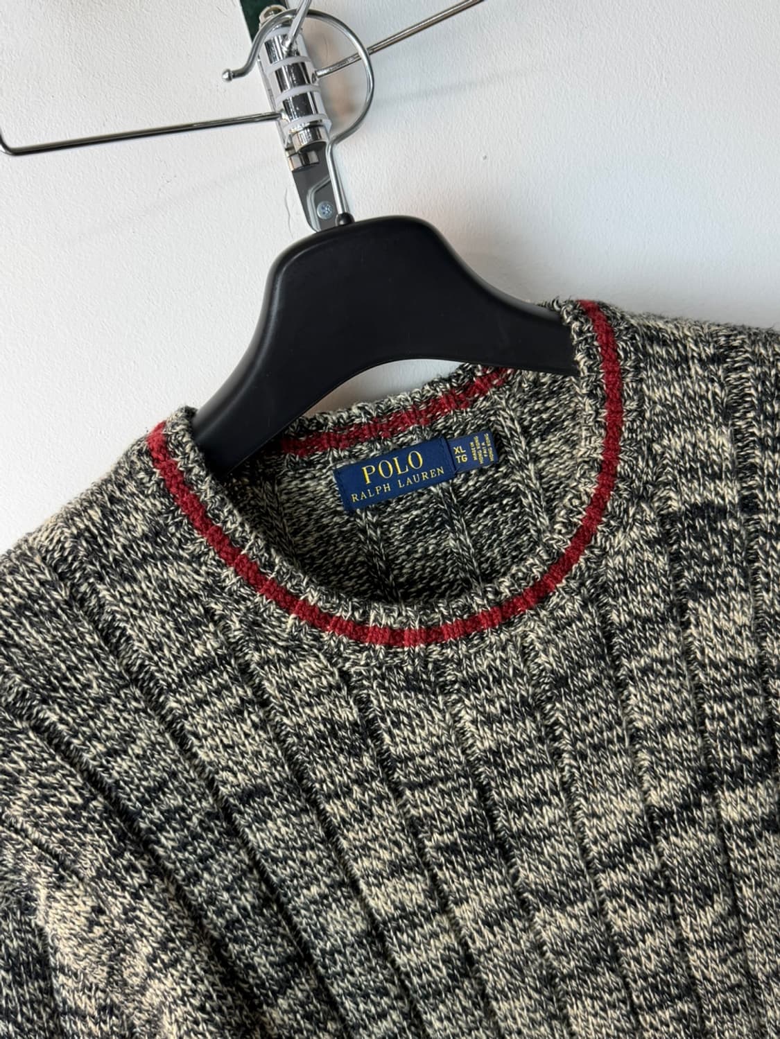 폴로 랄프로렌 그레이 말드 골지 니트  상품이미지6